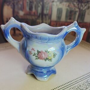 Vintage Mini Lusterware Bud Floral Vase